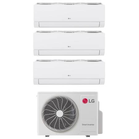 LG Libero Smart trial split 9000+9000+12000 btu e esterna mu4r25