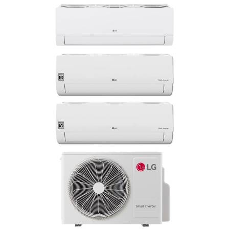 LG Libero Smart trial split da 7000+7000+12000 btu con esterna mu3r19