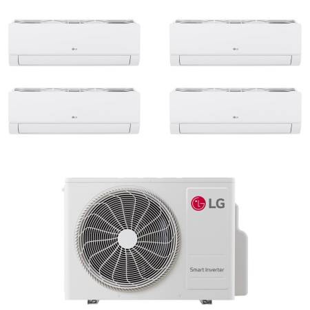 LG Libero Smart quadri split 9000+9000+9000+12000 btu e esterna mu4r27