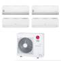 LG Libero Smart quadri split 7000+7000+9000+12000 btu e esterna mu4r25