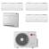 LG Libero Smart quadri split 9000+9000+9000+12000 btu e esterna mu4r25