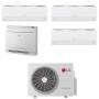 LG Libero Smart quadri split 9000+9000+9000+12000 btu e esterna mu4r25