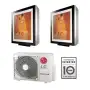 Condizionatore LG Dual Split Art Cool Gallery 9+9 9000+9000 Btu Inverter A++ MU2R17.UL0