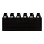 Plenum in poliuretano espanso a 6 uscite con 6 attacchi conici da 100 127 e 150 mm