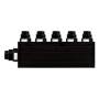 Plenum in poliuretano espanso a 6 uscite con 6 attacchi conici da 100 127 e 150 mm