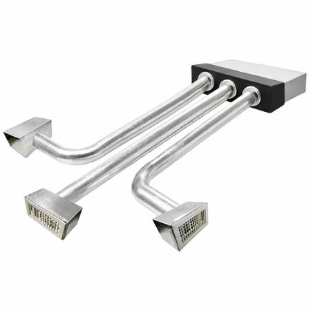 Kit Completo Plenum Coibentato a 3 Zone Per Fancoil Canalizzato