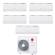 LG Libero Smart penta split 9000+9000+9000+9000+9000 btu MU5R40 A++