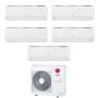 LG Libero Smart penta split 9000+9000+9000+9000+12000 btu MU5R30 A++