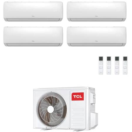 Climatizzatore TCL Quadri Split 9+9+9+9 BTU Inverter WiFi A++
