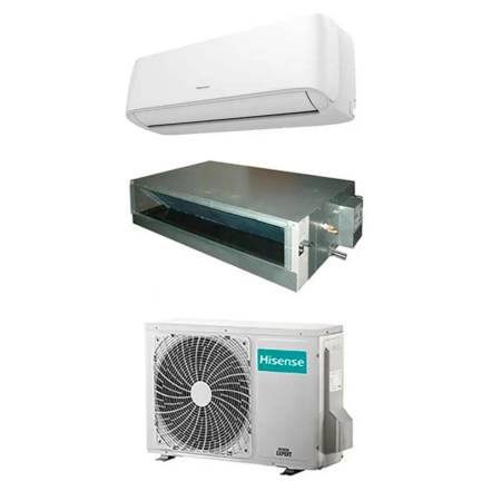 Hisense Hi Comfort canalizzato dual split 12000+12000 Btu
