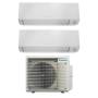 Condizionatore dual split Daikin Perfera all seasons 7000+12000 btu WiFi inverter A+++ gas R32 3MXM52A
