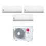LG Libero Smart trial split da 9000+9000+9000 btu con esterna RM3U19