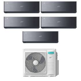 Climatizzatore Hisense Energy ProX nero pentasplit 9+9+9+12+12 A++