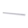 Diffusore Lineare a 1 Feritoia Alluminio bianco L.600 11174610
