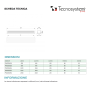 Diffusore Lineare a 2 Feritoie in Alluminio verniciato bianco L.800 11174040
