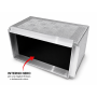 Plenum isolato con griglia in pvc 300x150 mm per climatizzatori
