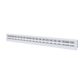 Diffusore Lineare a 2 Feritoie in Alluminio verniciato bianco L.1000 11161650