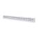 Tecnosystemi Diffusore Lineare con serranda a 2 Feritoie in Alluminio verniciato bianco L.1000 PWD301634