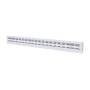 Diffusore Lineare a 2 Feritoie in Alluminio verniciato bianco L.1000 11161650