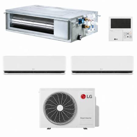 LG Climatizzatore Deluxe e Canalizzato inverter trialsplit 9+9+12 A+++ MU3R21