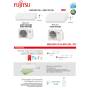 Climatizzatore Fujitsu KL dualsplit da 9+9 btu inverter in R32 Wifi