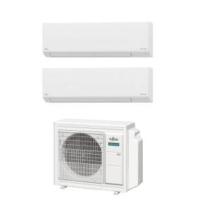 Climatizzatore Fujitsu KL dualsplit da 12+12 btu inverter in R32 Wifi