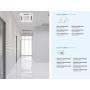 Climatizzatore Midea Cassetta 4 Vie 36000 Btu inverter R32 A++ MCD2-36HRFN8(GA)