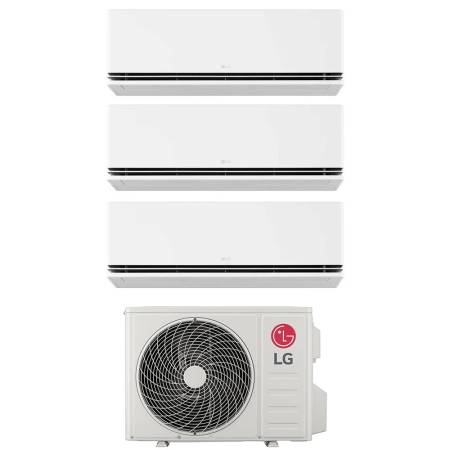 Climatizzatore LG DUALCOOL AI Special wifi trial split 9000+9000+9000 btu inverter R32 MU3R19 in A+++ 