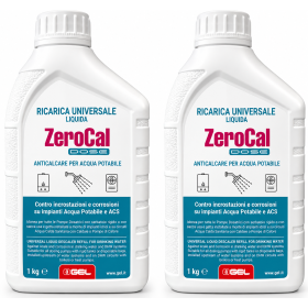 Gel Zerocal Dose Ricarica per dosatori anticalcare da 1 litro 10701925 2 pezzi