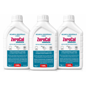 Gel Zerocal Dose Ricarica per dosatori anticalcare da 1 litro 10701925 3 pezzi