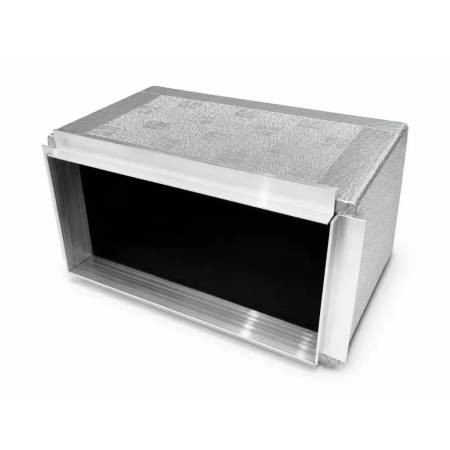Plenum bocchetta isolato per griglie di mandata climatizzatori 500x200