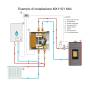 Maxiflame MX115/1 Mini Modulo Interfaccia Caldaia-Termoprodotto fino a 35 kW  Cod. 115012