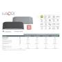 Climatizzatore Toshiba Haori dual 10+16 btu inverter R32 wifi