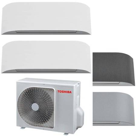 Climatizzatore Toshiba Haori dual 10+16 btu inverter R32 wifi