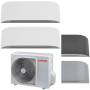 Climatizzatore Toshiba Haori dual 10+16 btu inverter R32 wifi