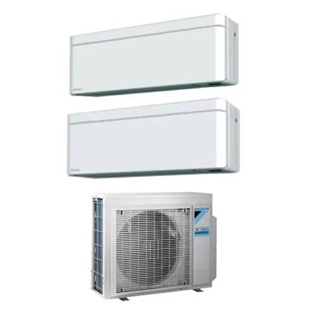 Condizionatore Daikin Stylish White Dual Split Inverter 12+18 12000+18000 Btu WiFi A+++ R32 3MXM68N