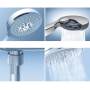 Saliscendi Doccia Grohe Tempesta 160  Set Asta a 4 getti