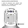 Gruppo di riempimento automatico da 1/2" FAR 2105 12 pretarabile con manopola
