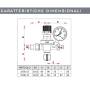 Gruppo di riempimento automatico da 1/2" FAR 2105 12 pretarabile con manopola