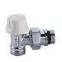 Kit valvola termostatica con detentore a squadra Caleffi da 1/2"