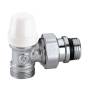 Kit valvola termostatica con detentore a squadra Caleffi da 1/2"