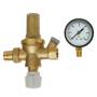 Gruppo di riempimento automatico da 1/2" ICMA 249 con valvola di ritegno e manometro