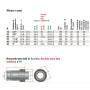 Raccordo a compressione in ghisa DN 40 con filettatura 1"1/2 F Gebo IQ per tubo in acciaio e polietilene