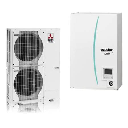 Pompa di Calore Mitsubishi Ecodan con Hydrobox Reversibile da 14 Kw