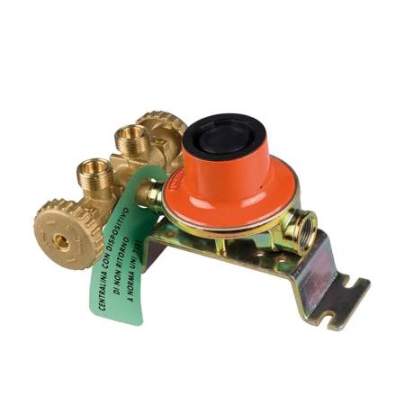 Minicentralina a 2 attacchi per bombola regolatore gas GPL Novacomet BP2205