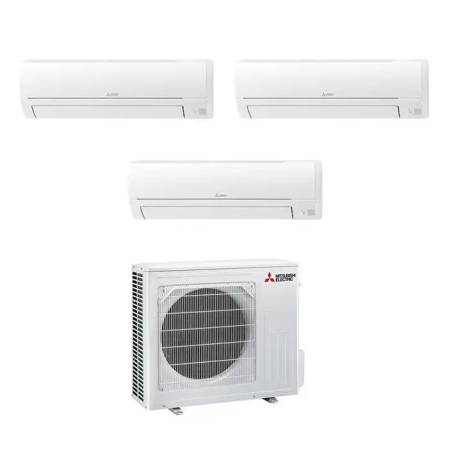 Condizionatore Mitsubishi MSZ-HR trial split inverter 9000+9000+12000 btu A++ in R32 MXZ-3HA50VF