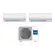 Condizionatore Dual Split Haier DAWN con inverter da 9000+12000 Btu R32