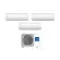 Condizionatore Trial Split Haier IES con inverter da 12000+12000+12000 Btu A+++