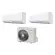 Climatizzatore Olimpia Splendid dual split da 9000+12000 btu con R32 in A++ OS-CEMYH14EI