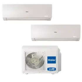 Climatizzatore Haier Flexis dual split 9000+9000 Btu WiFi inverter in R32 2U40S2SC1FA A+++